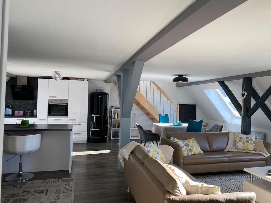 Loft Wohnung Mit Toller Aussicht Messstetten Dış mekan fotoğraf