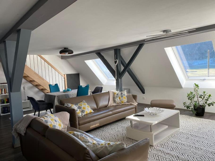 Loft Wohnung Mit Toller Aussicht Messstetten Dış mekan fotoğraf